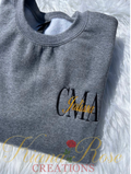 Unisex Personalized Embroidered Nurse/CNA Sweatshirt
