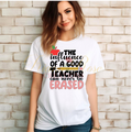Unisex Vinyl Teacher Appreciation Shirt